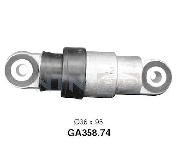 Napínací kladka, žebrovaný klínový řemen SNR GA358.74