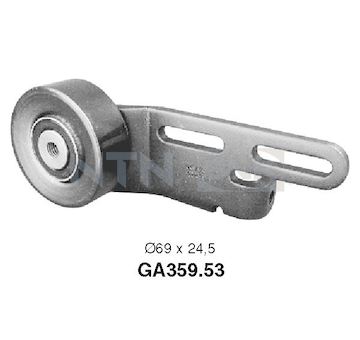 Napínací kladka, žebrovaný klínový řemen SNR GA359.53