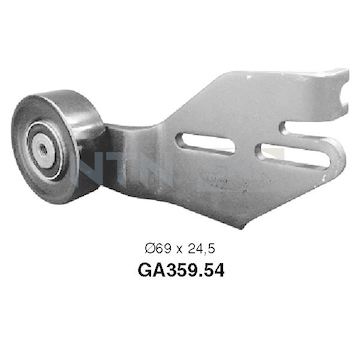 Napínací kladka, žebrovaný klínový řemen SNR GA359.54