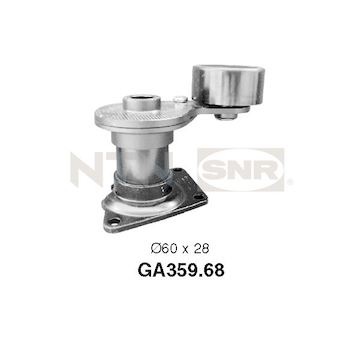 Napínací kladka, žebrovaný klínový řemen SNR GA359.68