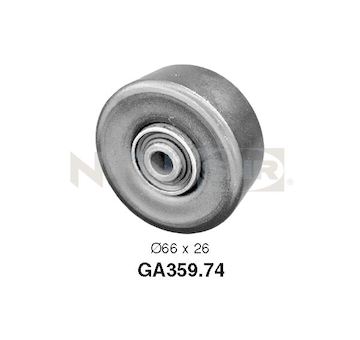 Vratna/vodici kladka, klinovy zebrovy remen SNR GA359.74