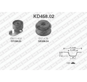Sada rozvodového řemene SNR KD458.02