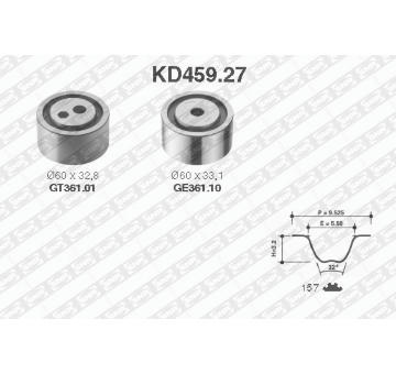 ozubení,sada rozvodového řemene SNR KD459.27