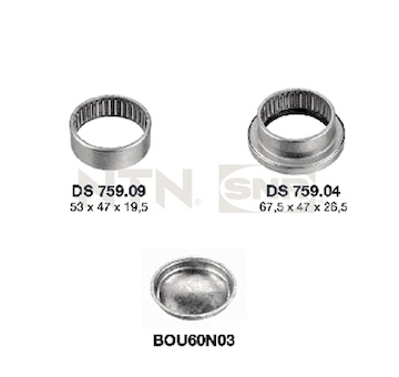 Zaveseni, telo napravy SNR KS559.02