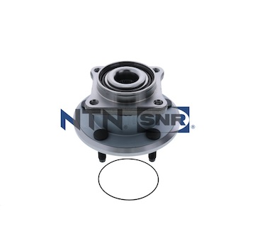 Sada ložisek kol SNR R186.31