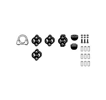 Montazni sada, vyfukovy system HJS 82 42 4129
