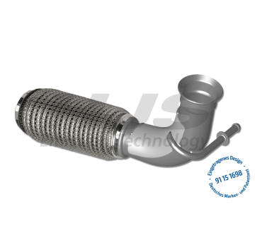 Servisni potrubi/filtr pevnych castic HJS 91 15 1698