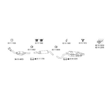 Výfukový systém HJS Au_937