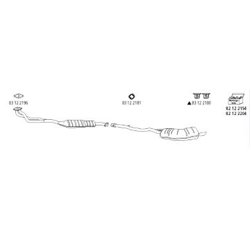 Výfukový systém HJS BMW_91