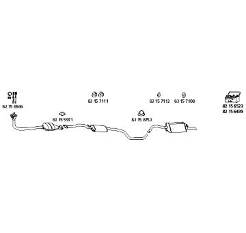 Výfukový systém HJS Fo_359