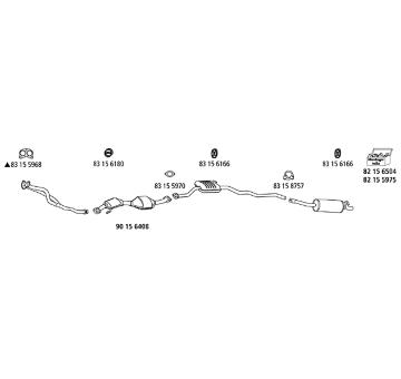 Výfukový systém HJS Fo_503