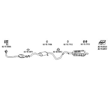Výfukový systém HJS Fo_394