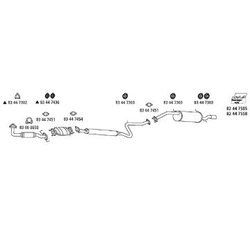 Výfukový systém HJS Ma_195