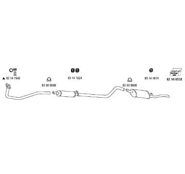 Výfukový systém HJS Op_36