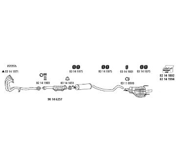 Výfukový systém HJS Op_645