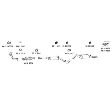 Výfukový systém HJS Sk_12