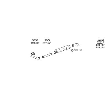 Výfukový systém HJS VW_1173