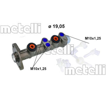 Hlavní brzdový válec METELLI 05-0006K