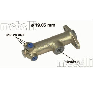 Hlavní brzdový válec METELLI 05-0035