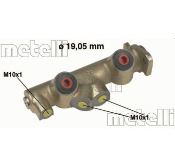 Hlavní brzdový válec METELLI 05-0072