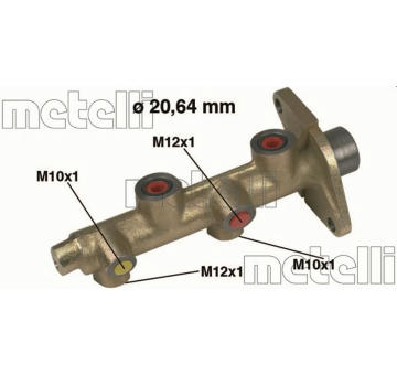Hlavní brzdový válec METELLI 05-0135