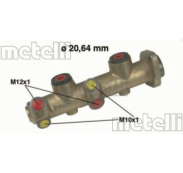 Hlavní brzdový válec METELLI 05-0136