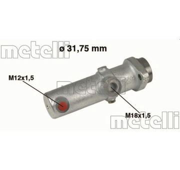 Hlavní brzdový válec METELLI 05-0151