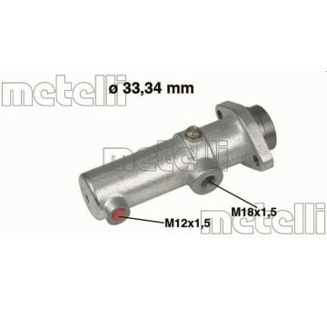 Hlavní brzdový válec METELLI 05-0157