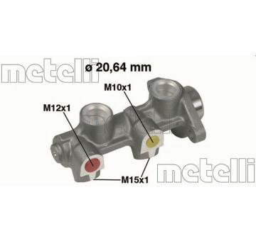 Hlavní brzdový válec METELLI 05-0180
