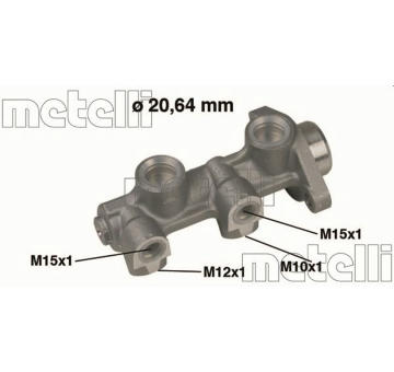 Hlavní brzdový válec METELLI 05-0181