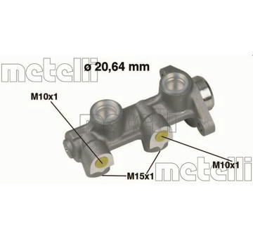 Hlavní brzdový válec METELLI 05-0183