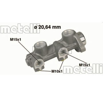 Hlavní brzdový válec METELLI 05-0188