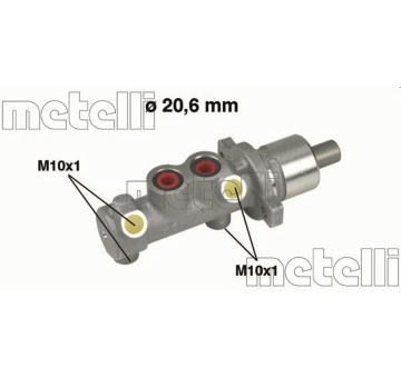 Hlavní brzdový válec METELLI 05-0199