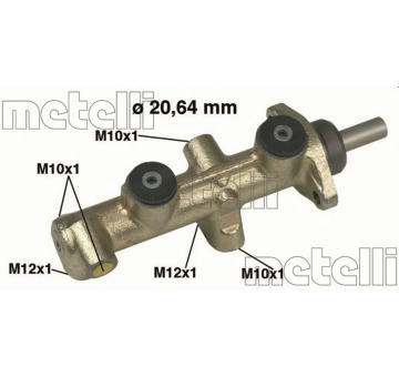 Hlavní brzdový válec METELLI 05-0204