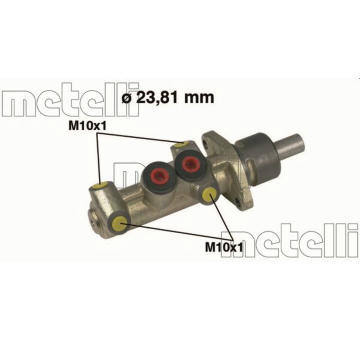Hlavní brzdový válec METELLI 05-0222