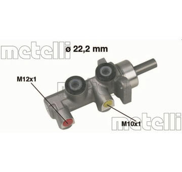 Hlavní brzdový válec METELLI 05-0229