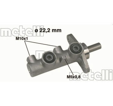 Hlavní brzdový válec METELLI 05-0333