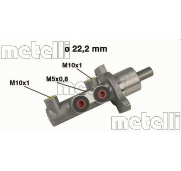 Hlavní brzdový válec METELLI 05-0344
