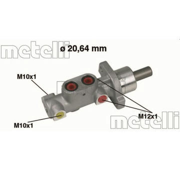 Hlavní brzdový válec METELLI 05-0357