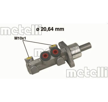 Hlavní brzdový válec METELLI 05-0391