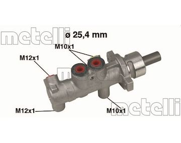 Hlavní brzdový válec METELLI 05-0415