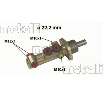 Hlavní brzdový válec METELLI 05-0417