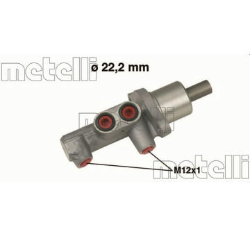 Hlavní brzdový válec METELLI 05-0484