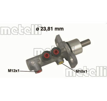 Hlavní brzdový válec METELLI 05-0491