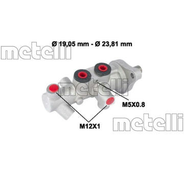 Hlavní brzdový válec METELLI 05-0623