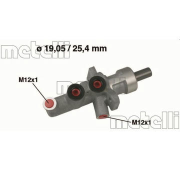 Hlavní brzdový válec METELLI 05-0624