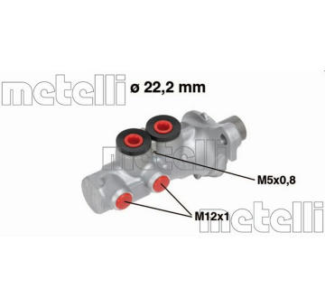 Hlavní brzdový válec METELLI 05-0693