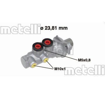 Hlavní brzdový válec METELLI 05-0694