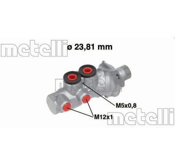 Hlavní brzdový válec METELLI 05-0695