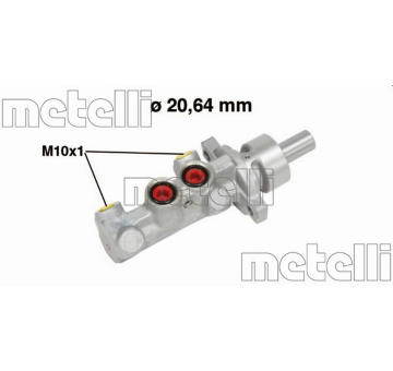 Hlavní brzdový válec METELLI 05-0709